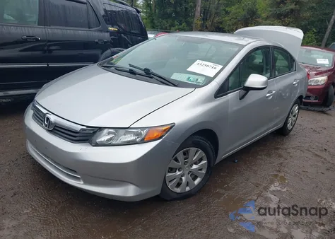 2012 Honda Civic Lx from USA, damaged, VIN 19XFB2F54CE382709